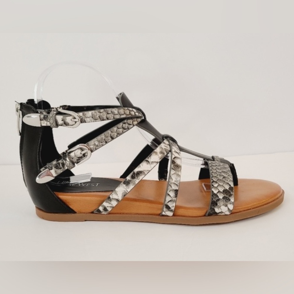 Nine West sandals Snake Print NWOT size 7.5